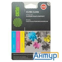 Заправочный набор Cs-rk-cl446 многоцветный 90мл для Canon Pixma Mg2440/mg2541 Cactus Заправочный набор Cs-rk-cl446 многоцветный 90мл для Canon Pixma Mg2440/mg2541 Cactus