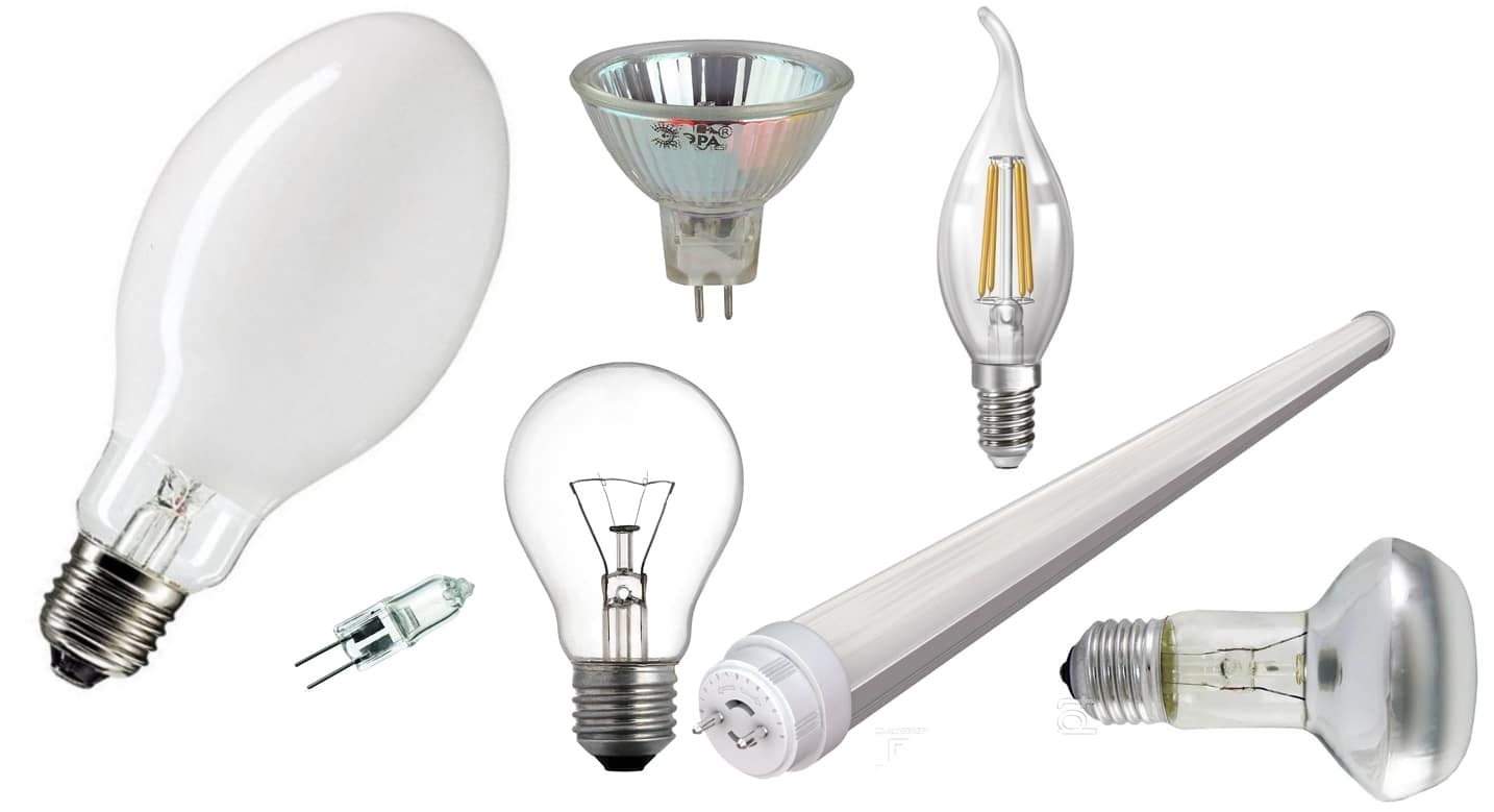 Лампы светодиодные, накаливания, галогенные