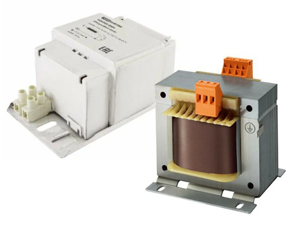 Дроссели, стартеры, конденсаторы, трансформаторы, блоки питания