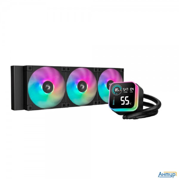 СЖО Deepcool Lq360 Ultra Argb Soc-am5/am4/1200/1700/1851 черный 4-pin 32db Al Lcd 350w 1900gr Ret (r