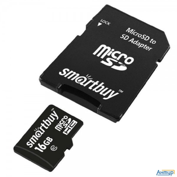 Micro Securedigital 16gb Smartbuy Sb16gbsdcl10-01le {micro Sdhc Class 10, Sd Adapter}