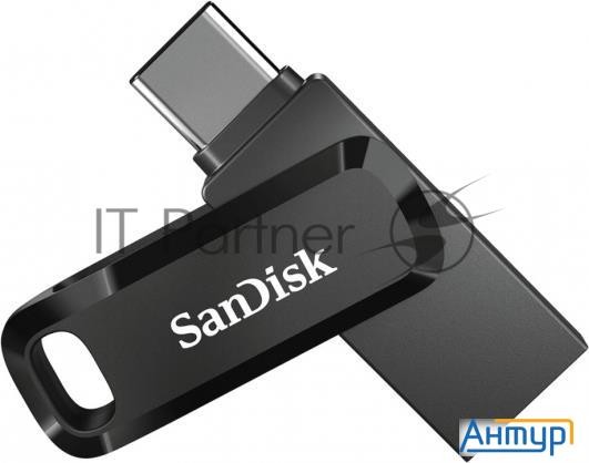 Флеш Диск Sandisk 128gb Ultra Dual Drive Go Sdddc3-128g-g46 Usb3.1 черный