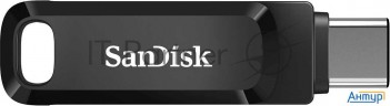 Флеш Диск Sandisk 128gb Ultra Dual Drive Go Sdddc3-128g-g46 Usb3.1 черный