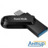 Флеш Диск Sandisk 128gb Ultra Dual Drive Go Sdddc3-128g-g46 Usb3.1 черный