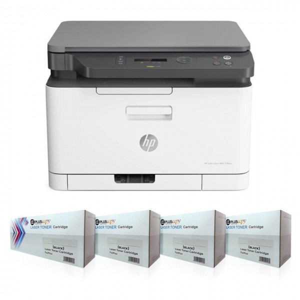 МФУ лазерный Hp Color 178nw  4zb96a  A4 Wifi белый/серый