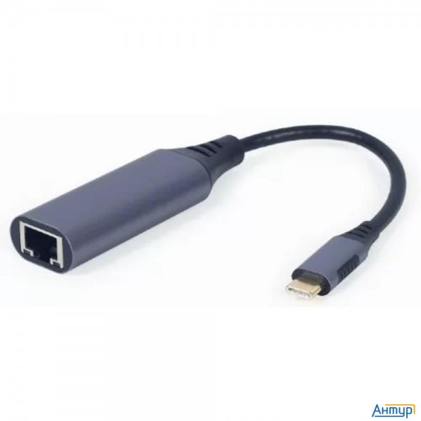 Cablexpert A-usb3c-lan-01 Адаптер интерфейсов Cablexpert A-usb3c-lan-01, Usb-c (вилка) в Гигабитную