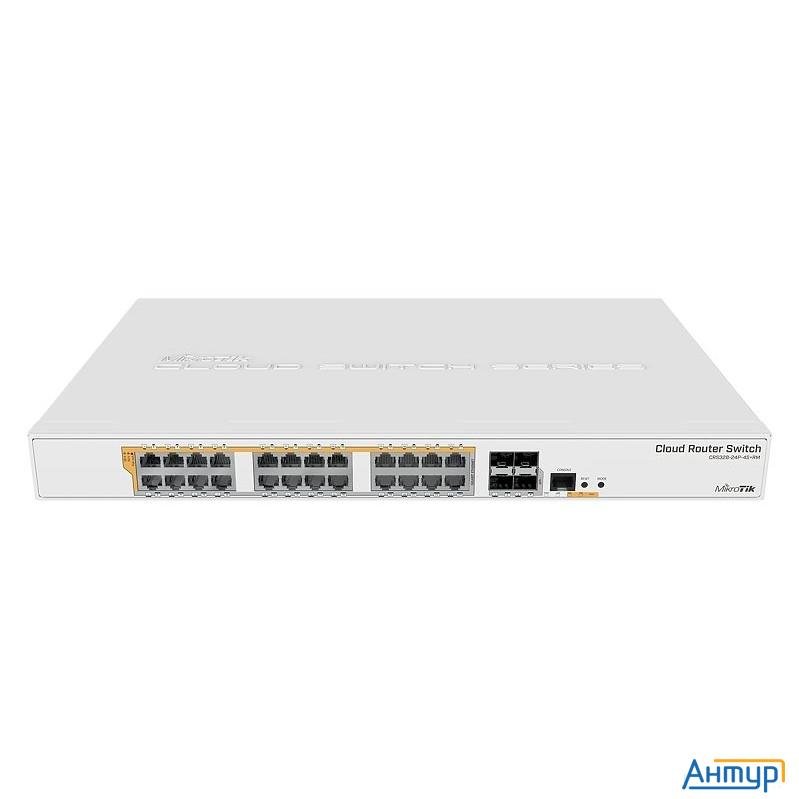 Mikrotik Crs328-24p-4s+rm Коммутатор с поддержкой Poe, 802.3af/at, 4 Sfp/sfp+, 24 X 1000mbit Mikrotik Crs328-24p-4s+rm Коммутатор с поддержкой Poe, 802.3af/at, 4 Sfp/sfp+, 24 X 1000mbit