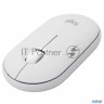 Мышь Logitech Wireless Mouse Pebble 2 M350s, Bluetooth, White, [910-007013]