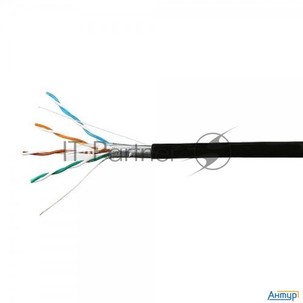 Skynet Кабель Ftp Outdoor 4x2x0,51, медный, Fluke Test, кат.5e, однож., 100 м, Box, черный [csp-ftp-