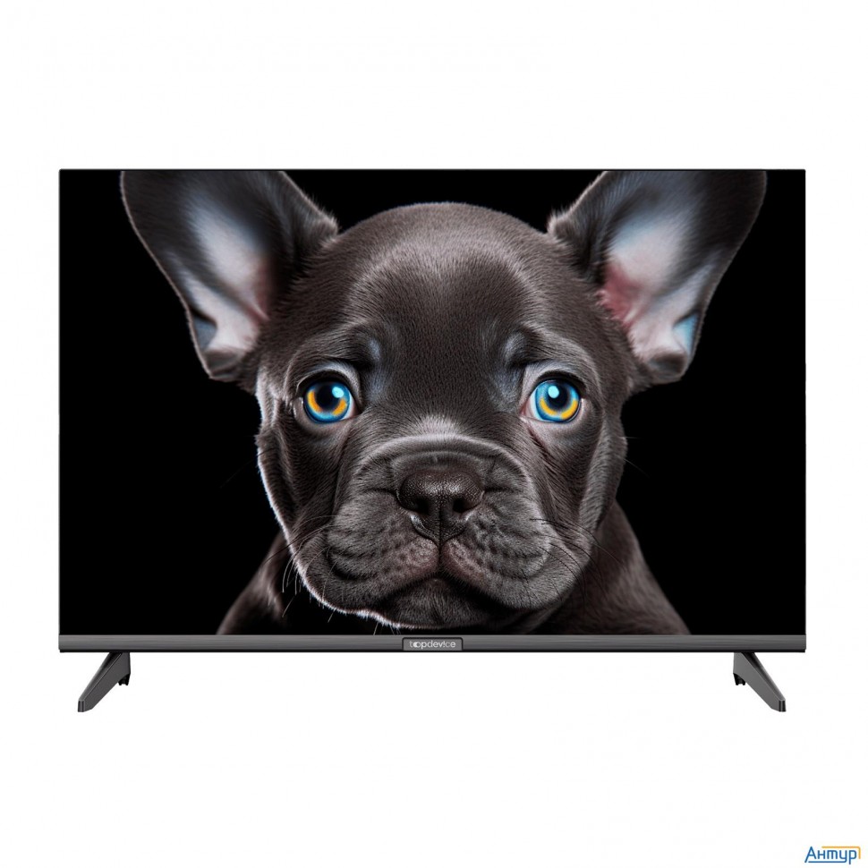 Topdevice 24" Tdtv24cs08h_bk/hd/va/smart Salyuttv/1-8gb/bt/черный