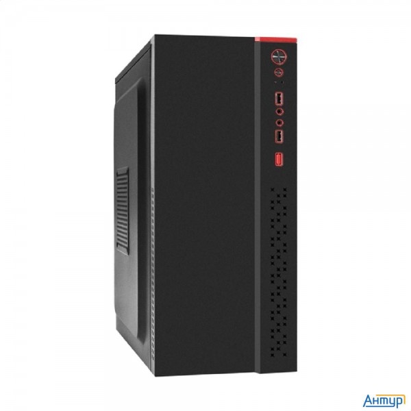 Exegate Ex298131rus Корпус Miditower Exegate Aa-443 (atx, без БП, 2*usb+hd Audio, черный)