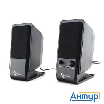 Gembird Spk-510, черный, 6 Вт, рег. громкости, разъём для наушников,usb-питание
