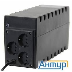 Ups Powercom Rpt-600a Euro (600 ВА/ 360 Вт, Avr, 3 евророзетки розетки, 2 с резервным питанием, 1 с