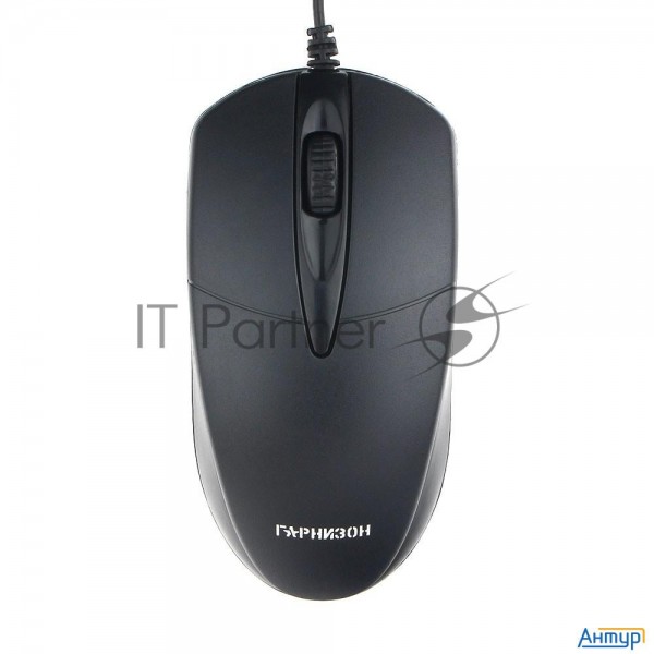 Гарнизон Мышь Gm-220, Usb, чип- Х, черный,1000 Dpi, 2кн.+колесо-кнопка