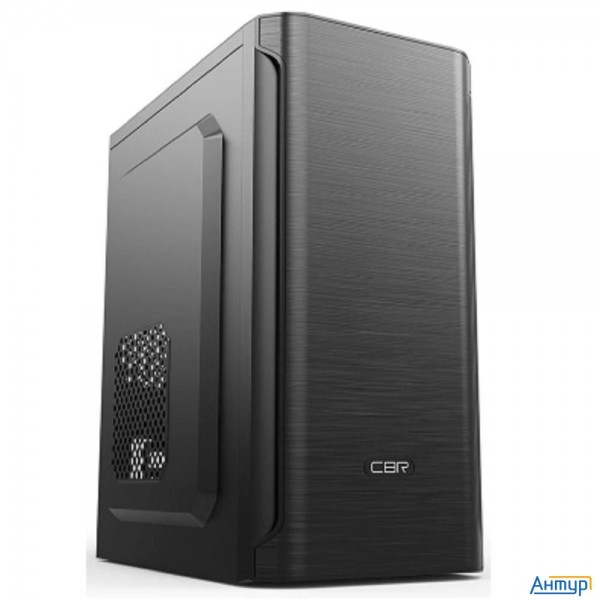 Cbr Корпус Matx Minitower Mx10, C БП Psu-atx450-12ec (450w/120mm), 2*usb 2.0, Hd Audio+mic, Black [p