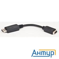 Переходник Displayport - Hdmi Gembird 20m/19f, пакет черный [a-dpm-hdmif]