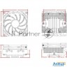 Кулер для процессора Id-cooling Is-40-xt Black Lga1700/1200/115x/am5/am4 низкопрофильный высота 47mm