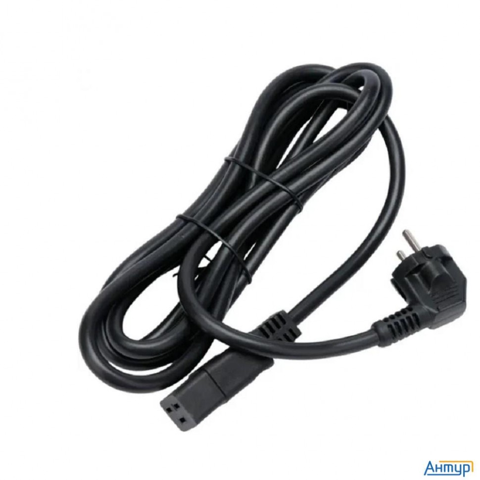 Кабель питания Cablexpert (ru) Schuko-c19, 3x2.5мм2, 16a, с заземлением, медь, 3м, черный, пак (pc-s