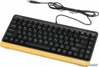 Клавиатура + мышь A4tech Fstyler F1110 клав:черный/желтый мышь:черный/желтый Usb Multimedia (f1110 B