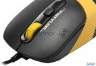 Клавиатура + мышь A4tech Fstyler F1110 клав:черный/желтый мышь:черный/желтый Usb Multimedia (f1110 B