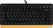 Клавиатура + мышь A4tech Fstyler F1110 клав:черный/желтый мышь:черный/желтый Usb Multimedia (f1110 B