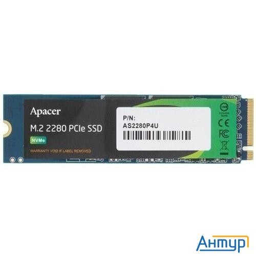 Apacer Ssd M.2 256gb Pcie Gen3x4, R3500/w1200 Mb/s, Mtbf 1.8m, 3d Nand, Nvme Ap256gas2280p4u-1