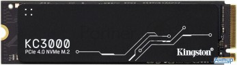 Накопитель Ssd M.2 Kingston 512gb Kc3000 Series <skc3000s/512g> (pci-e 4.0 X4, Up To 7000/3900mbs, 9