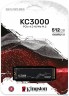 Накопитель Ssd M.2 Kingston 512gb Kc3000 Series <skc3000s/512g> (pci-e 4.0 X4, Up To 7000/3900mbs, 9