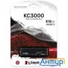 Накопитель Ssd M.2 Kingston 512gb Kc3000 Series <skc3000s/512g> (pci-e 4.0 X4, Up To 7000/3900mbs, 9