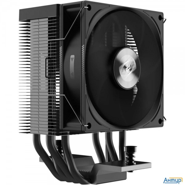 Pccooler R400 Bk S115x/1200/1700/am4/am5 (tdp 180w, 90mm , 4 тепловые трубки 6мм, 650-2200rpm, 28,3d