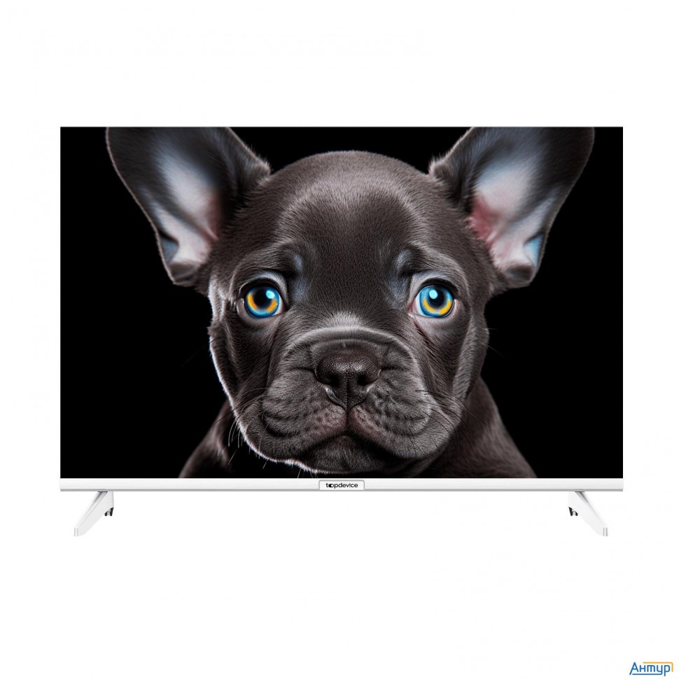 Topdevice 24" Tdtv24cs08h_we/hd/va/smart Salyuttv/1-8gb/bt/белый