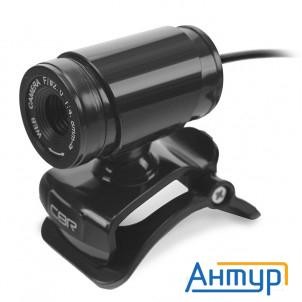 Cbr Cw 830m Black, Веб-камера с матрицей 0,3 МП, разрешение видео 640х480, Usb 2.0, встроенный микро