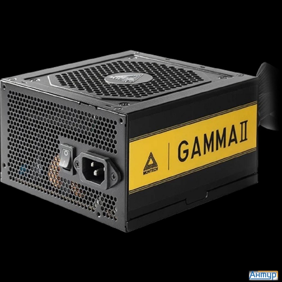 Montech Gamma Ii 550w / Atx 2.43, Apfc, 80 Plus Gold, Llc+dc-dc, Japan Caps, 120mm Fan, Non-modular