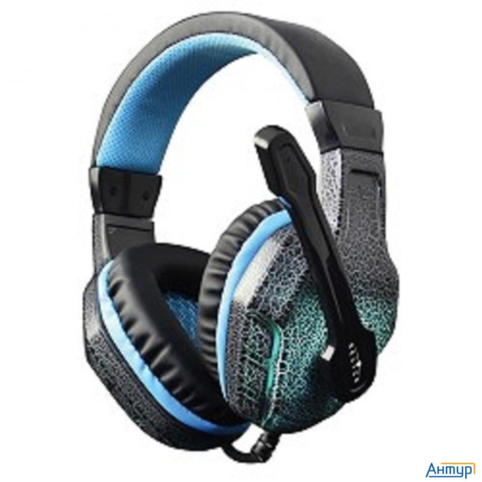 Oklick Hs-l400g черно-синие{1.8m мониторы оголовье (no-3000 Led)} [359480]