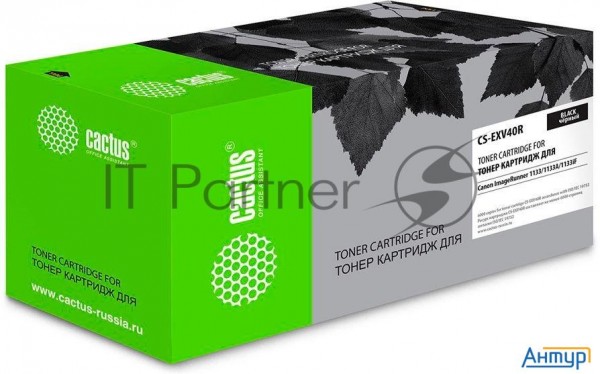 Картридж лазерный Cactus Cs-exv40 черный (6000стр.) для Canon Ir 1133/1133a/1133if