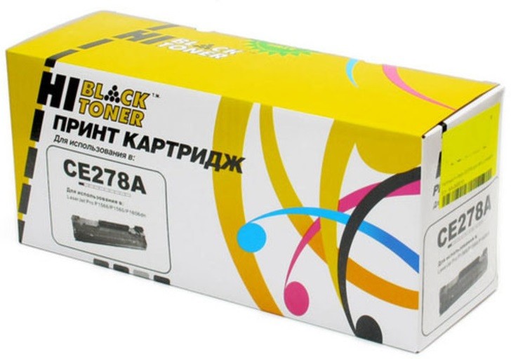 Ce278a_hi-black Картридж Hi-black для Lj Pro P1566/p1560/p1606dn Black C чипом