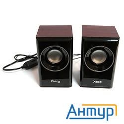 Dialog Stride Ast-15up Cherry - акустические колонки 2.0, 6w Rms, вишневые, питание от Usb