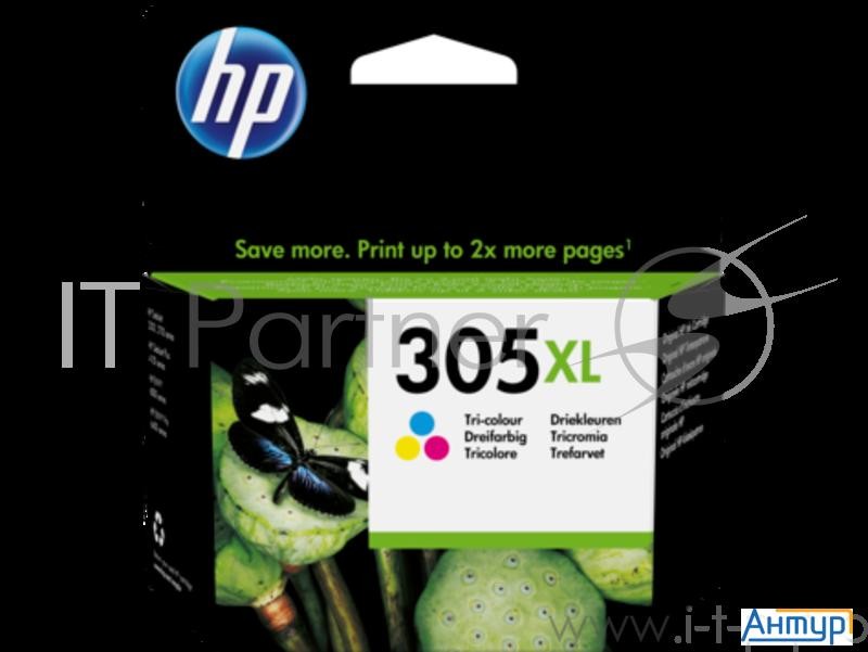 Картридж струйный Hp 305xl 3ym63ae многоцветный  200стр.  для Hp Dj 2320/2710/2720