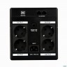 Источник бесперебойного питания Exegate Ep212518rus Power  Back Unb-1000  <1000va, Black, 4 евророзе