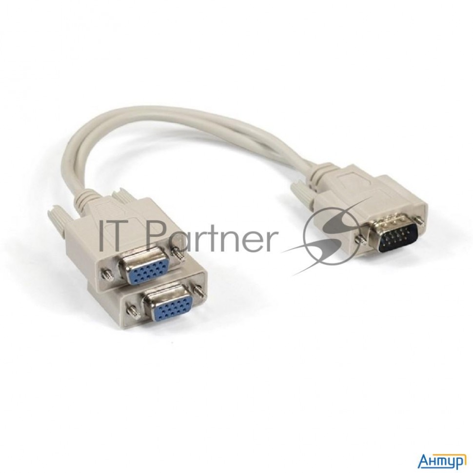 Кабель-разветвитель  Exegate Ex284939rus Exegate Ex-cc-vga-15m2x15f-0.3 (монитор - 2xsvga Card, 15m/