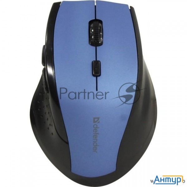 Беспроводная оптическая мышь Defender Accura Mm-365 синий {6 кнопок, 800-1600 Dpi} [52366]