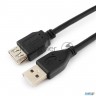 Кабель Gembird/cablexpert Ccf2-usb2-amaf-15 Usb 2.0  , Am/af, 4.5м, экран, 2феррит.кольца, черный, п