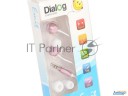Наушники Ep-f57 Pink Dialog розовая
