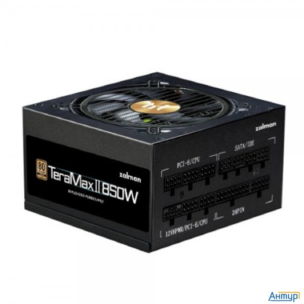 БП Zalman <tmx2> Zm850-tmx2  <850w, Atx V3.0 Gen 5.0, Eps, Apfc, 12cm Fan, Fcm, 80+ Gold, Retail>