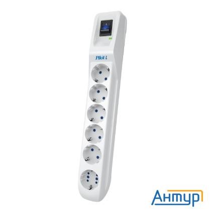 Zis Сетевой фильтр  L (gp) 1,8м {5 розеток + 1 в формате Gp, до 7 потребителей} (арт. 171)