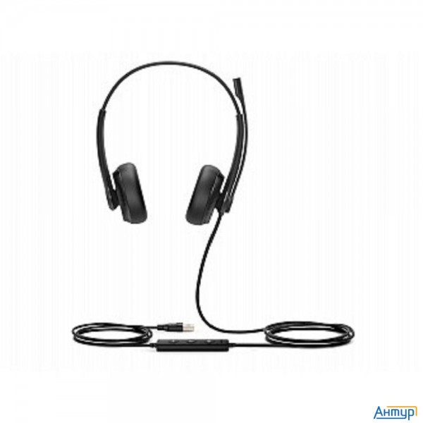 Yealink Uh34 Dual Uc Гарнитура проводная  черный
