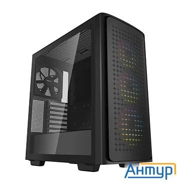 Корпус Deepcool Ck560 черный без БП Atx 2x120mm 1x140mm 2xusb3.0 Audio Bott Psu