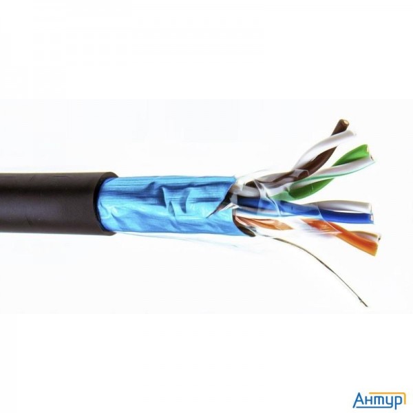 5bites Fs5525-305bpe Кабель Express Ftp/solid/5e/24awg/copper/pe/black/outdoor/drum/305m