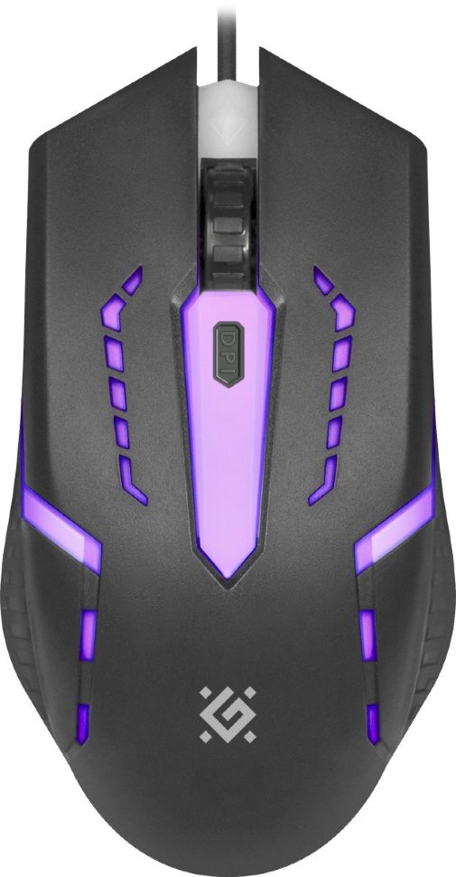 Defender Flash Mb-600l [52600] (Проводная оптическая мышь, 7 цветов, 4 кнопки, 800-1200dpi)