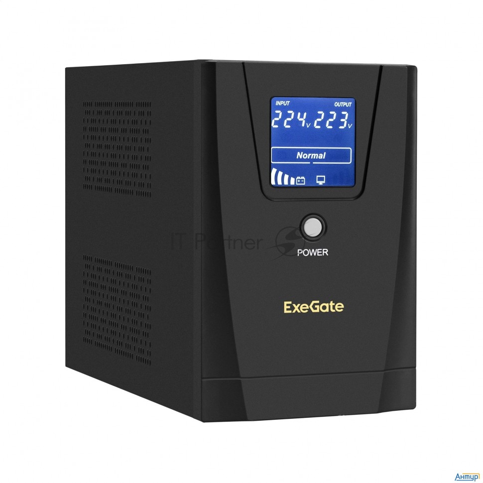 ИБП Exegate Ex292804rus Specialpro Smart Llb-1600.lcd.avr.2sh.3c13.usb <1600va/950w, Lcd, Avr, 2*sch